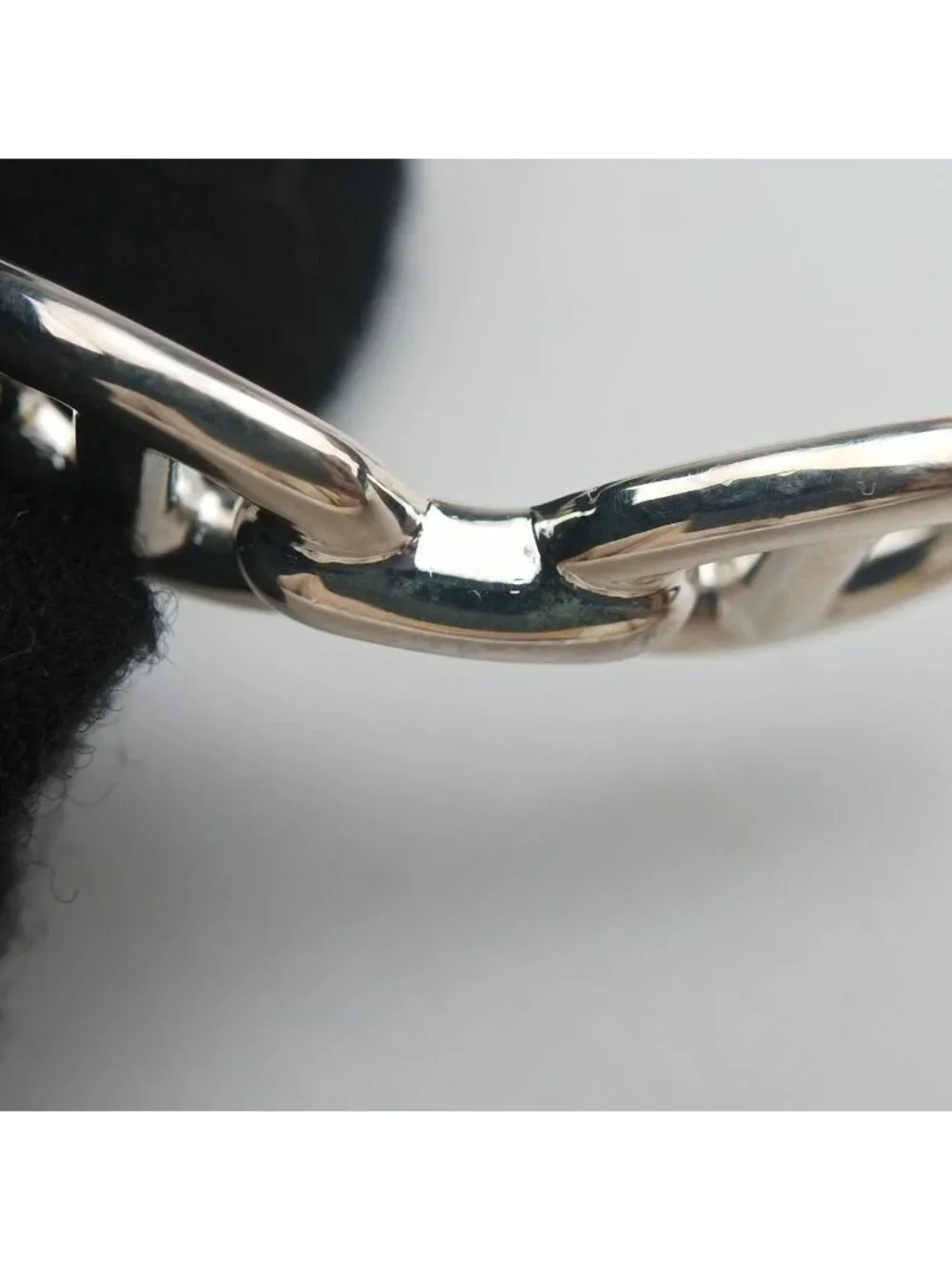 Hermes Chaine D'ancre Enchainee Silver Bracelet